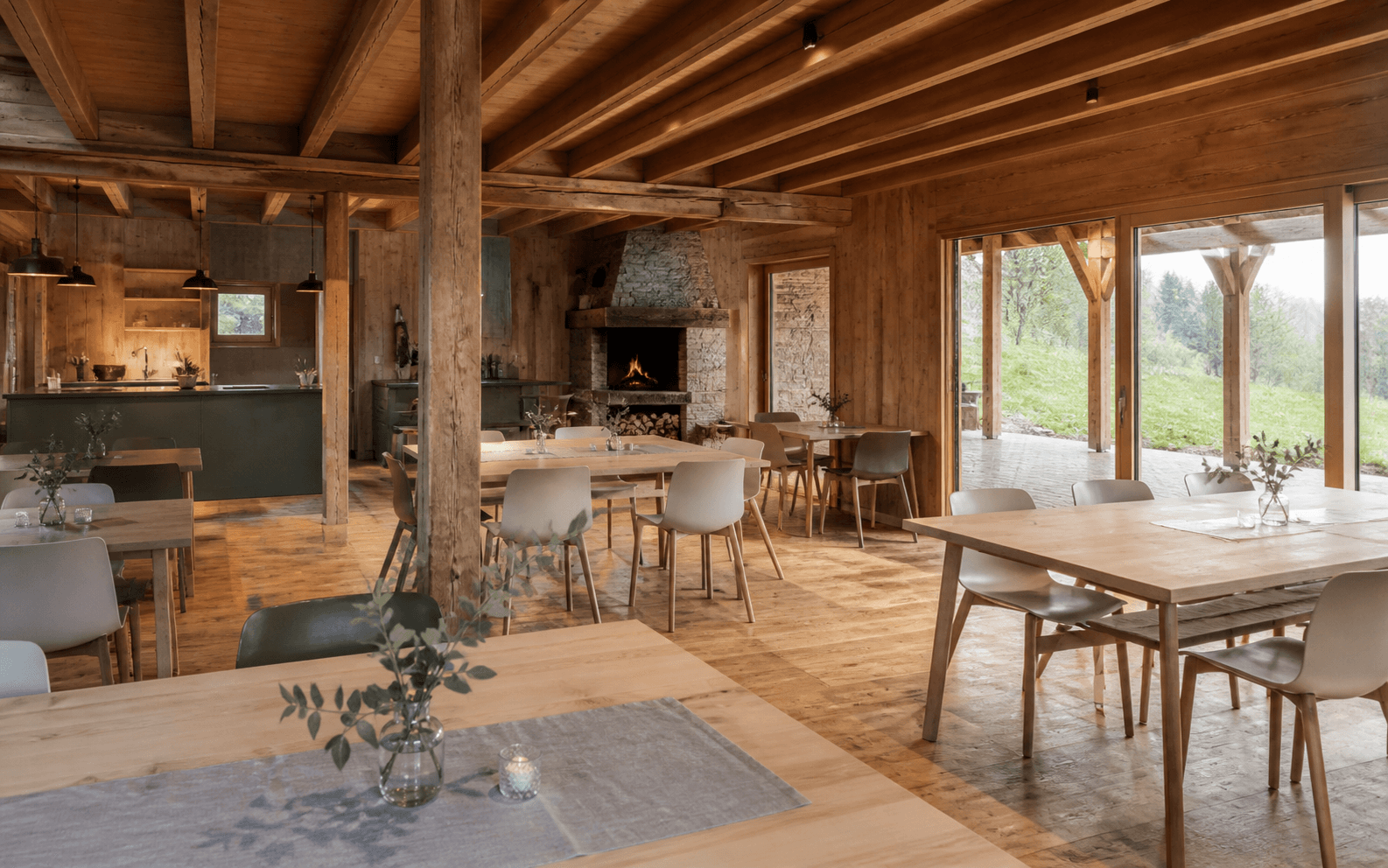 Hütte Nordendorf – Innenansicht